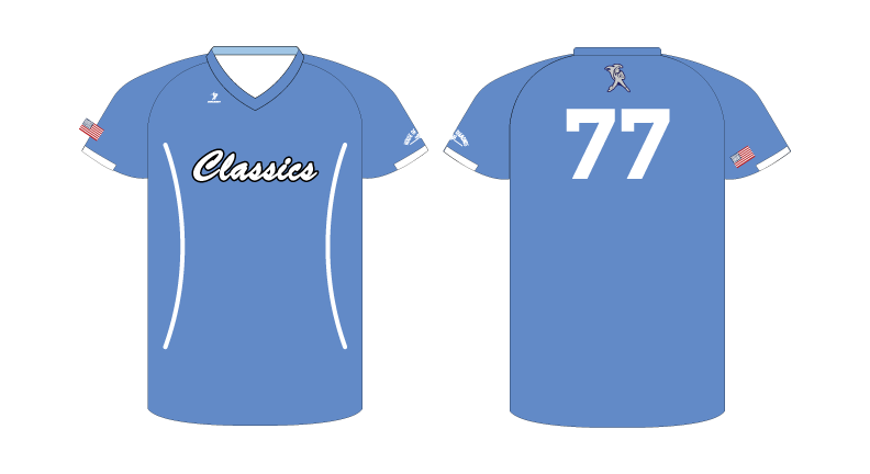 Kansas Classics Extra Columbia Blue Jersey Kansas Classics