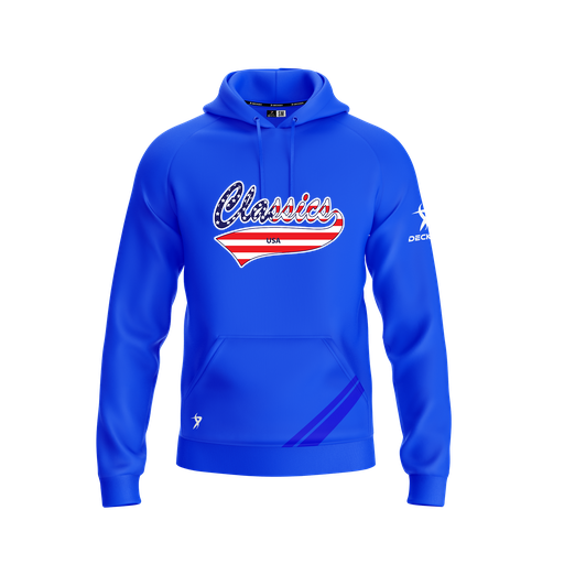 [CUS-DFW-SUHOOD-FLC-LSL-RYL-YXS-LOGO3] Summit Hoodie (Youth XS, Royal, Logo 3)