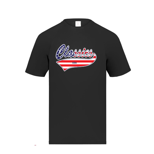 [2790.080.S-LOGO3] Men's Smooth Sport T-Shirt (Adult S, Black, Logo 3)