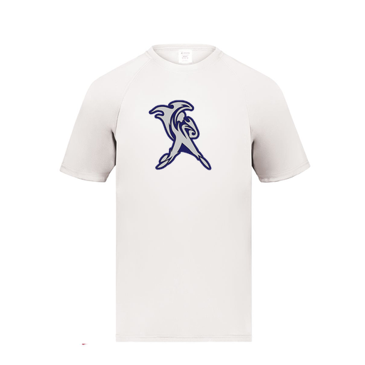 [2790.005.S-LOGO2] Men's Smooth Sport T-Shirt (Adult S, White, Logo 2)