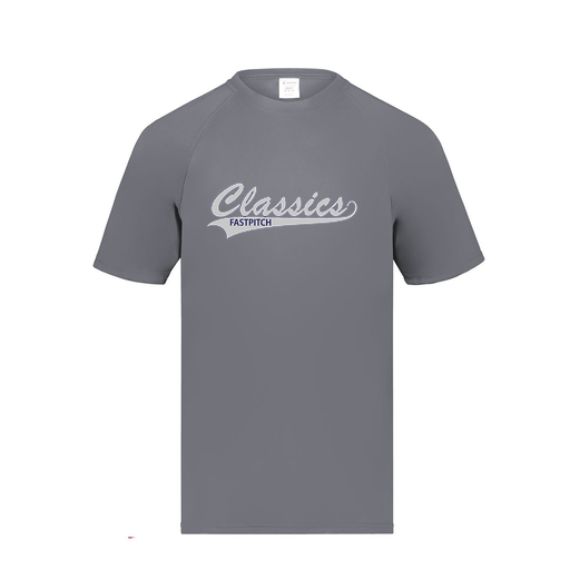 [2790.059.S-LOGO1] Men's Smooth Sport T-Shirt (Adult S, Gray, Logo 1)