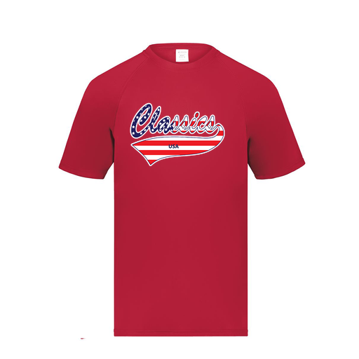 [2790.083.S-LOGO3] Men's Smooth Sport T-Shirt (Adult S, Red, Logo 3)