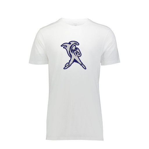 [FTSCUBWH-YS-LOGO2] Decker Youth Tri-Blend T-Shirt - Short Sleeve (Youth S, White, Logo 2)