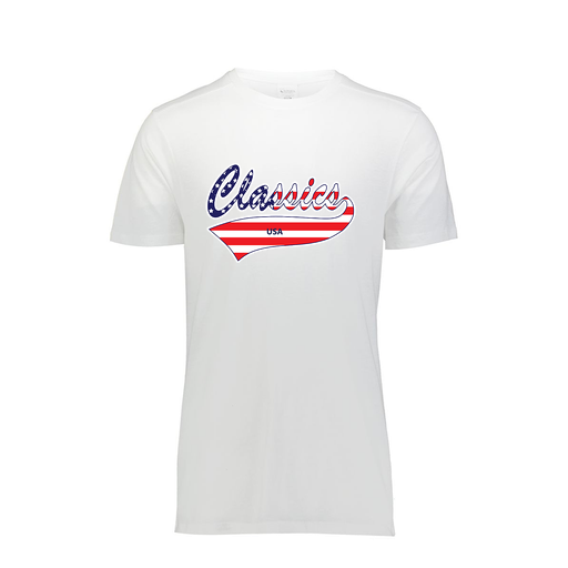 [3066.005.S-LOGO3] Youth Ultra-blend T-Shirt (Youth S, White, Logo 3)