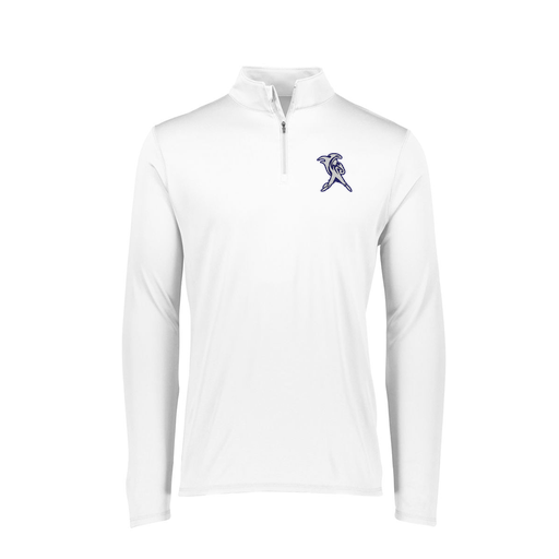 [FTLQFLWH-FAXS-LOGO2] Decker Women's Flex-Lite 1/4 Zip Shirt (Female Adult XS, White, Logo 2)