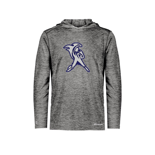 [FOLHCGBK-AS-LOGO2] Decker Men's Charge Hoodie (Adult S, Black, Logo 2)