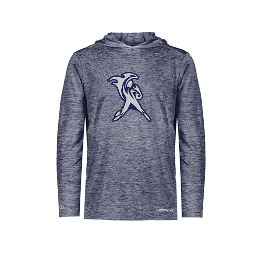 [CUS-DFW-CHGHOOD-PER-LSL-NVY-AS-LOGO2] Men's Charge Hoodie (Adult S, Navy, Logo 2)