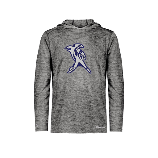 [FOLHCGBK-YS-LOGO2] Decker Youth Charge Hoodie (Youth S, Black, Logo 2)