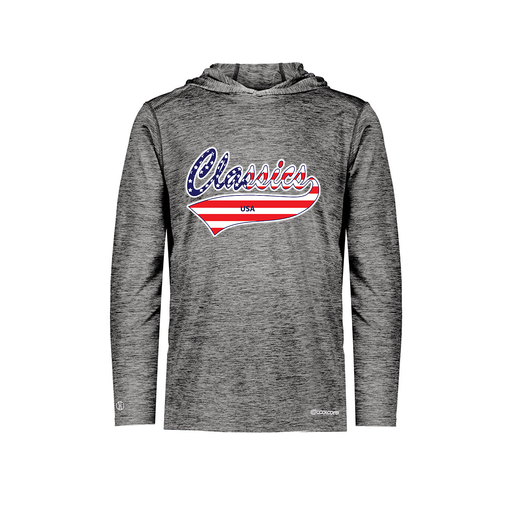 [FOLHCGBK-YS-LOGO3] Decker Youth Charge Hoodie (Youth S, Black, Logo 3)