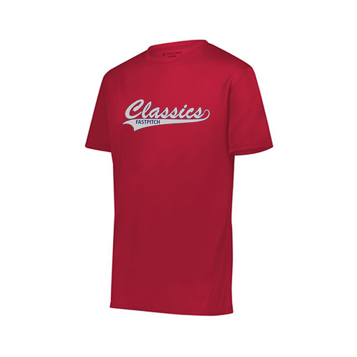 [222819.083.XXS-LOGO1] Youth Movement Dri Fit Shirt (Youth XXS, Red, Logo 1)